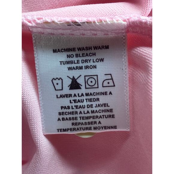 Brand New Page and Tuttle Men's Large Pink Short Sleeve Polo Shirt Scotchguard - Picture 4 of 4